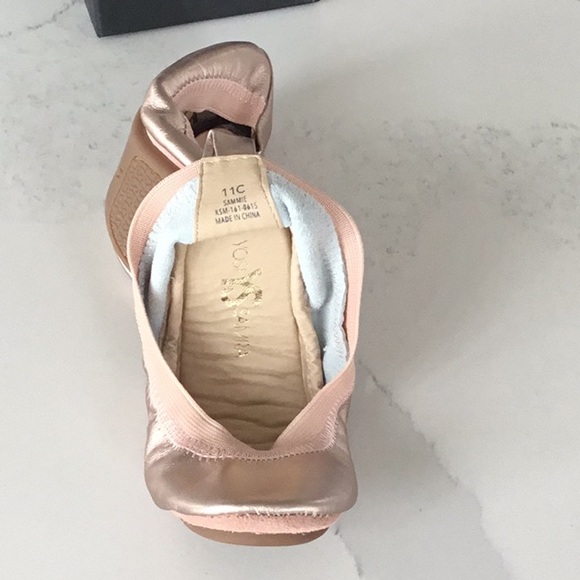 New in Box Yosi Samra Rose Gold Ballet Flats, size 11 - Picture 4 of 6